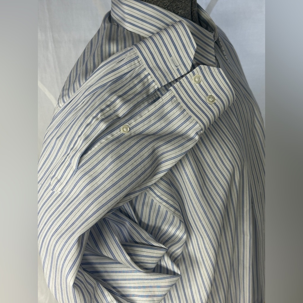Hugo Boss - Men's Striped Button-Down Shirt - Picture 5 of 8